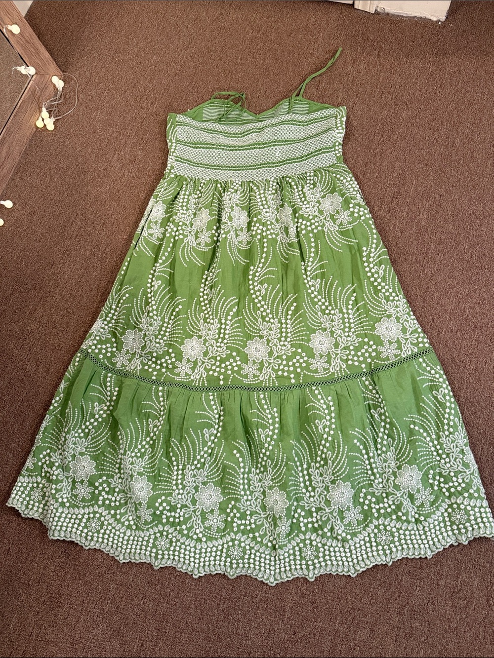 Anthropologie 
Sleeveless Sweetheart Tiered Midi Dress - Picture 8 of 13